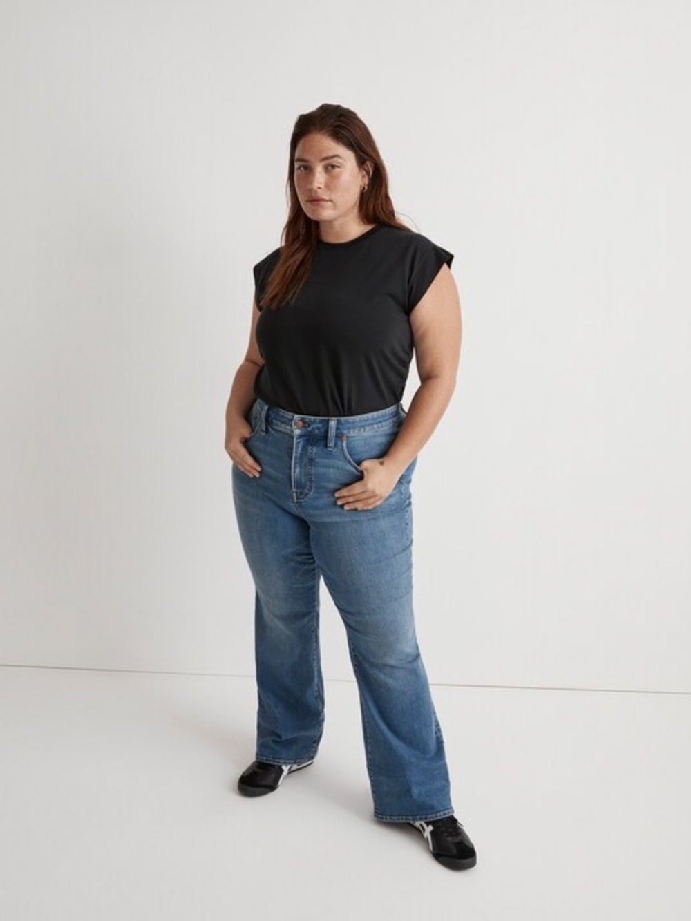 Madewell Plus Skinny Flare Jeans in Elevere Wash